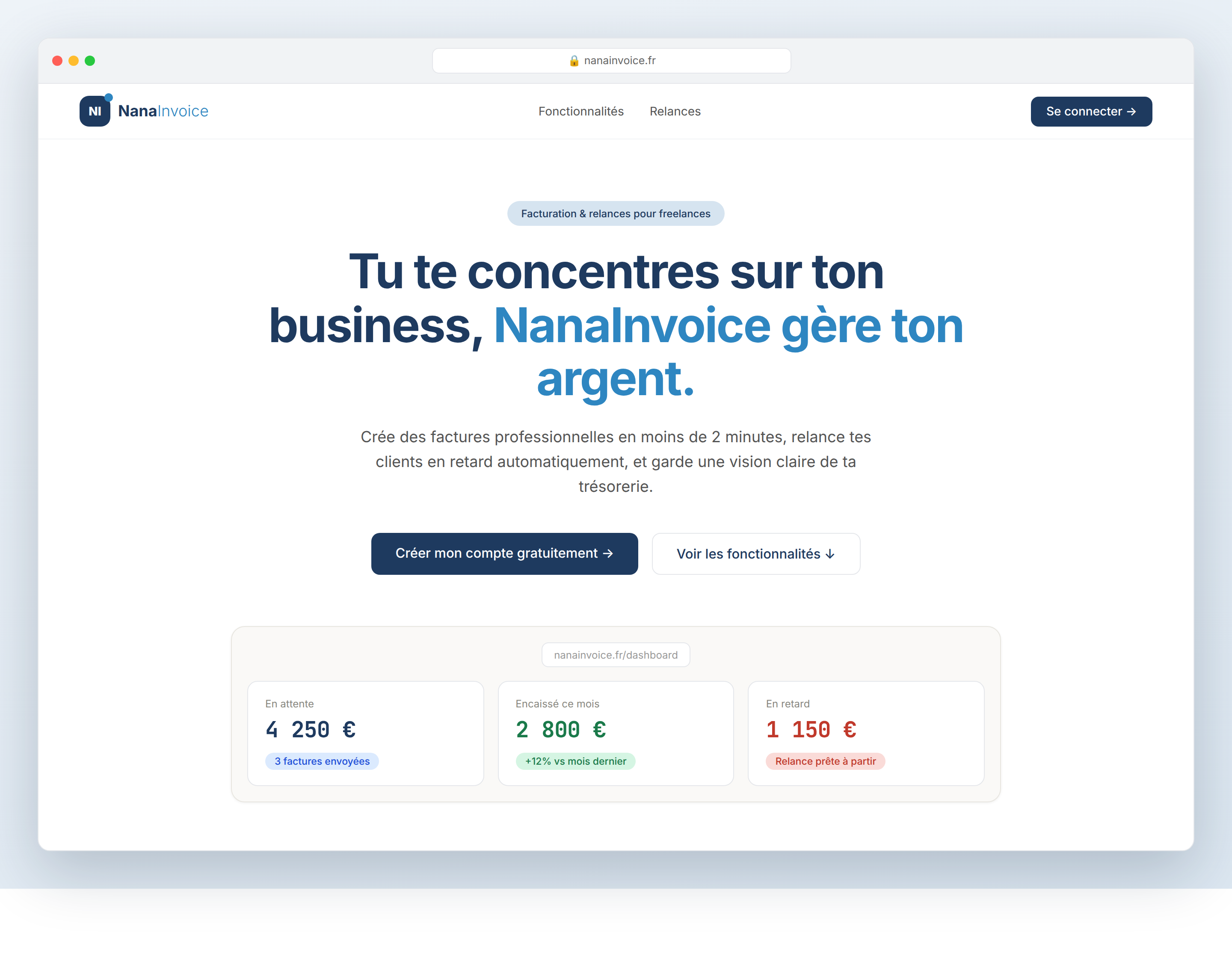 NanaInvoice — SaaS de facturation